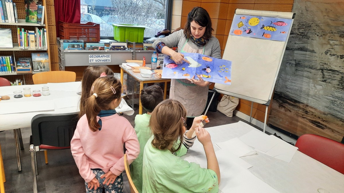 Gaëlle Duhazé - Ateliers Famille : Ateliers d'illustration en duo parent-enfant.